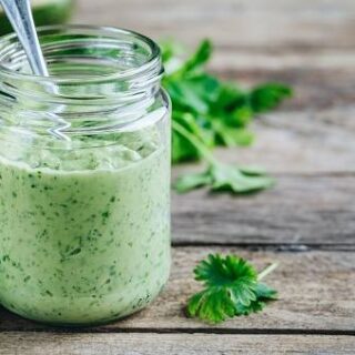 creamy cilantro lime dressing with mayo