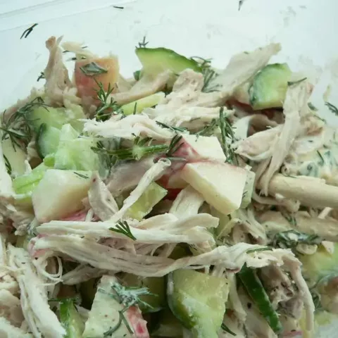apple walnut chicken salad recipe