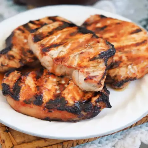 low carb grilled pork chops