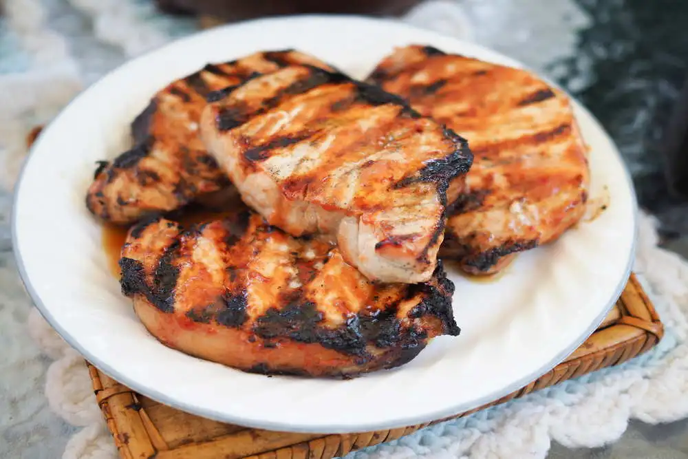 low carb grilled pork chops